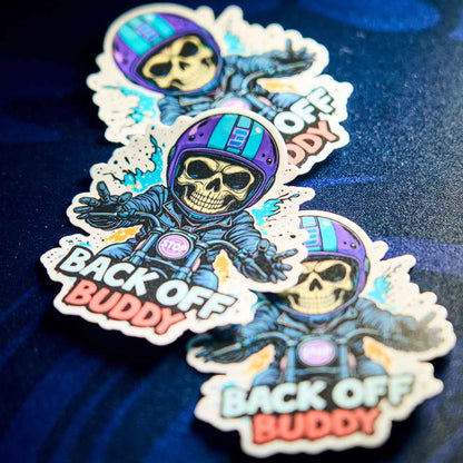 Skully - Back off Buddy Sticker