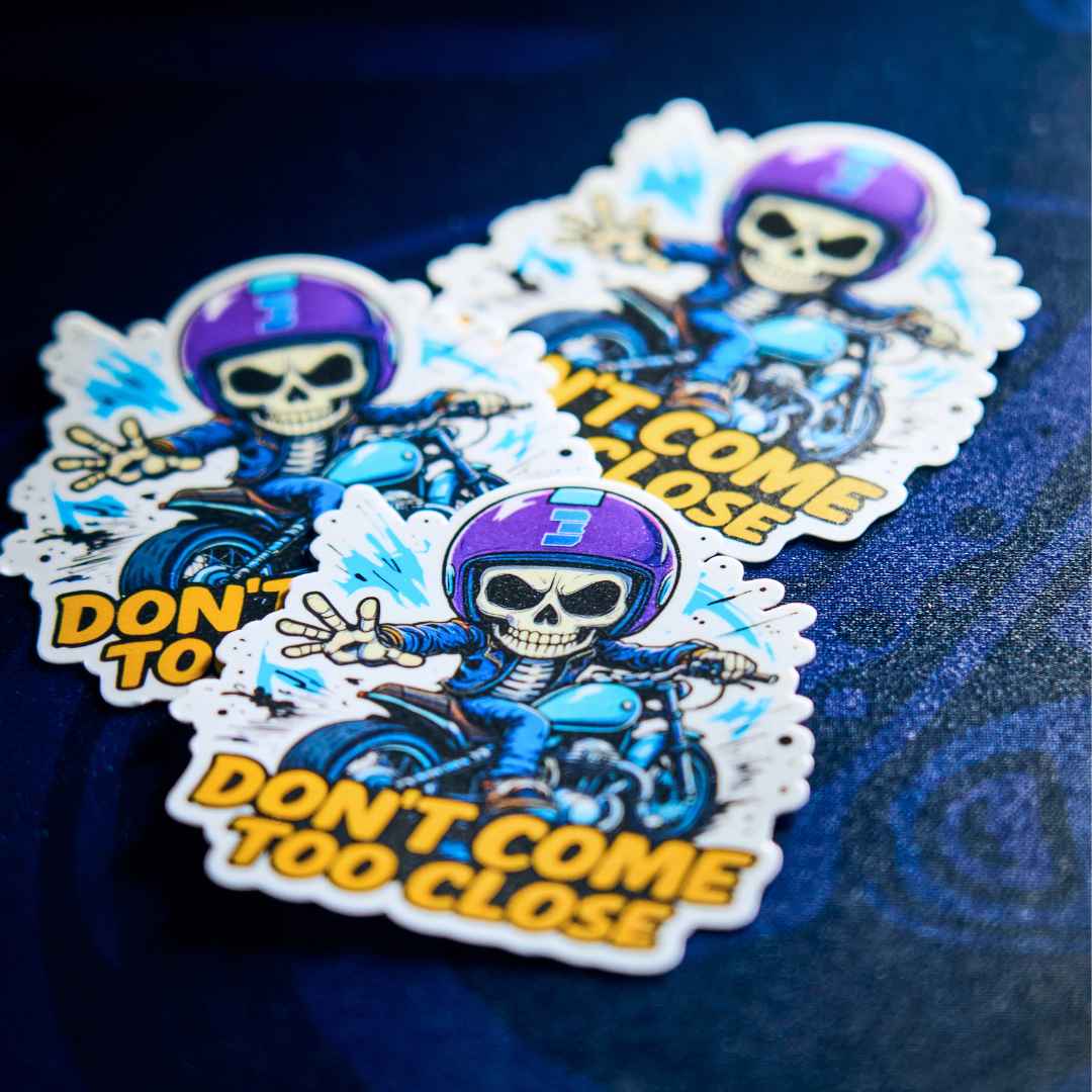 Skully - Don't Come Too Close! Sticker