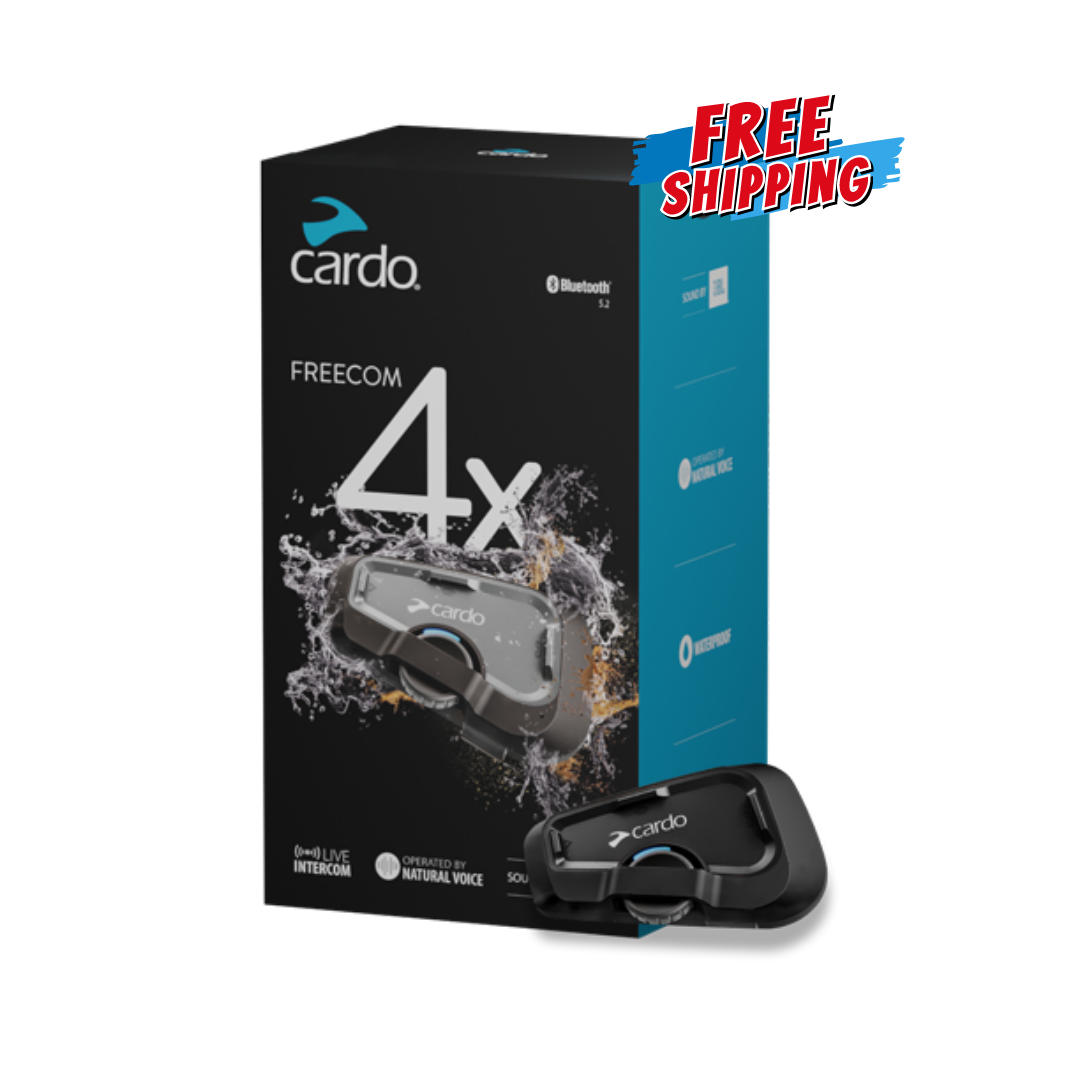 Cardo Freecom 4X Motorcycle Bluetooth TRI333PLE Online Store