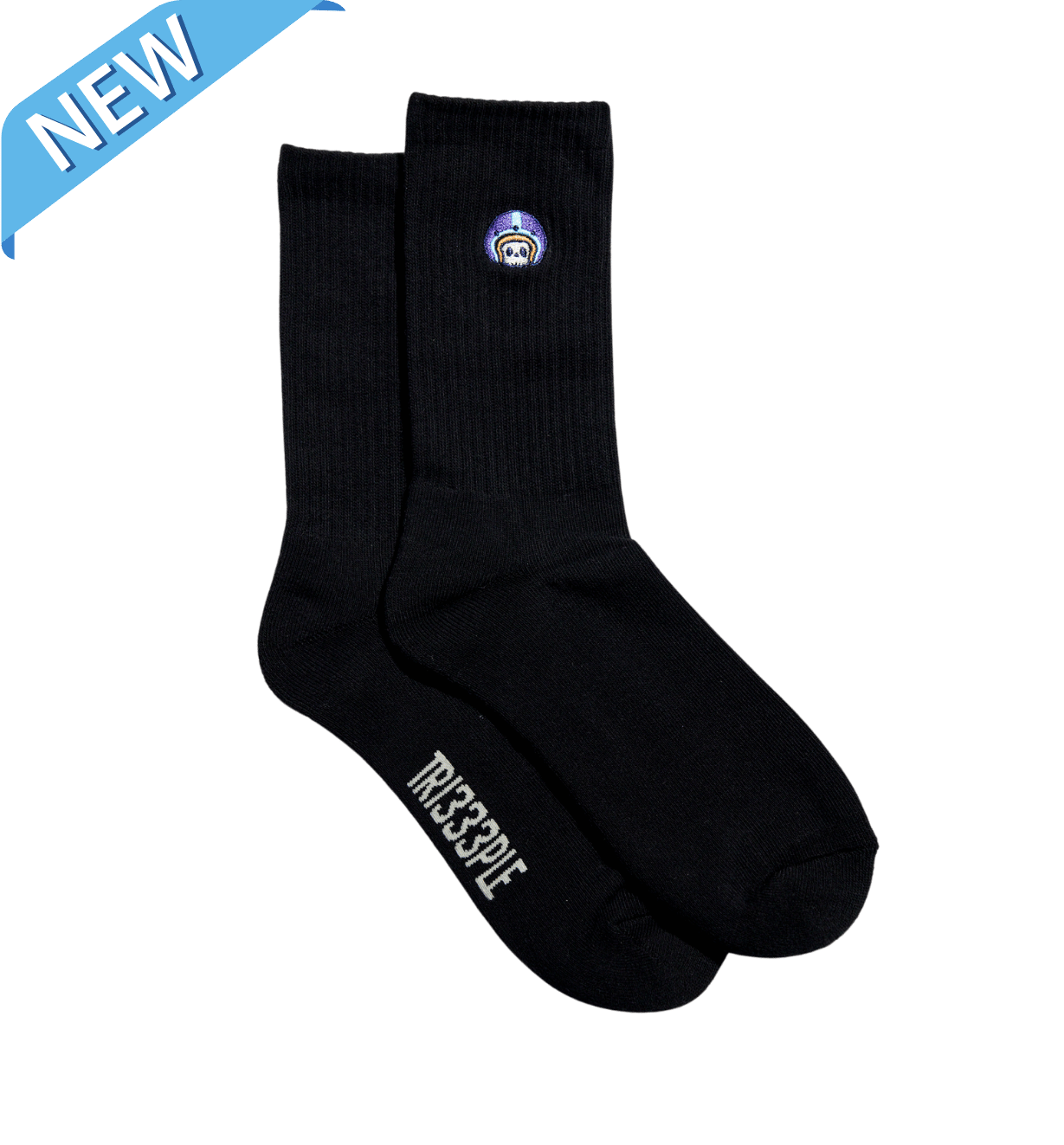 Skully's Black Socks (3 Pairs)