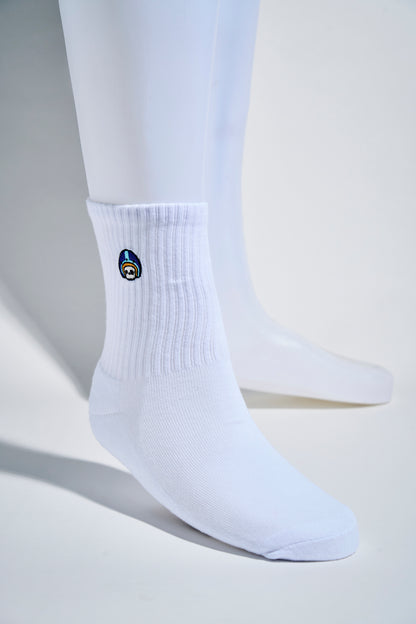 Skully's White Socks (3 Pairs)