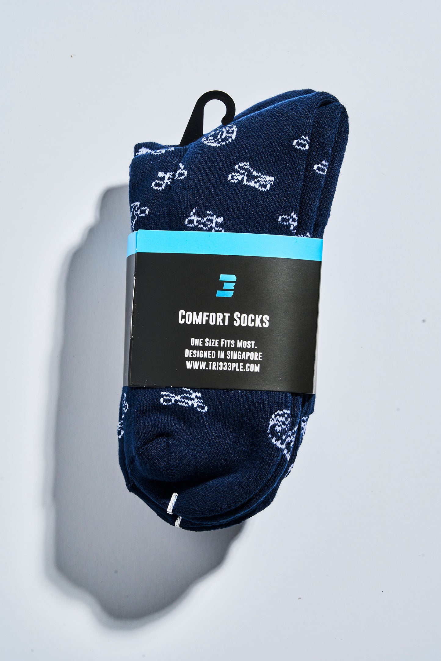 Skully's Socks Blue (3 Pairs)